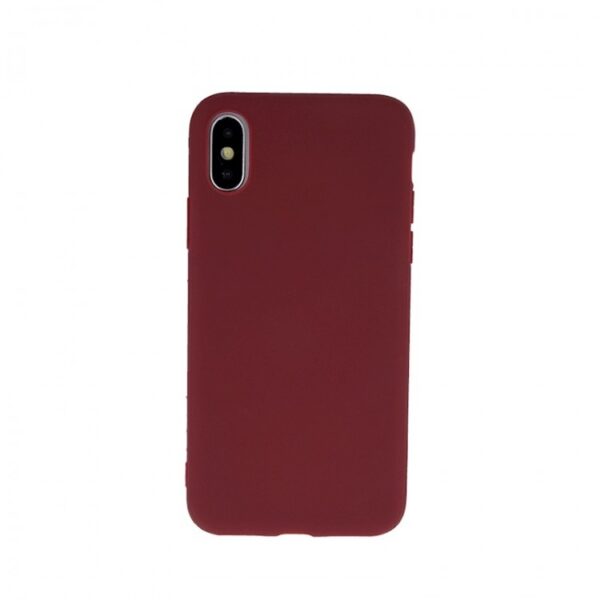 Matt TPU case for iPhone 11 burgundy